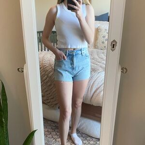 PacSun High Rise Jean Shorts